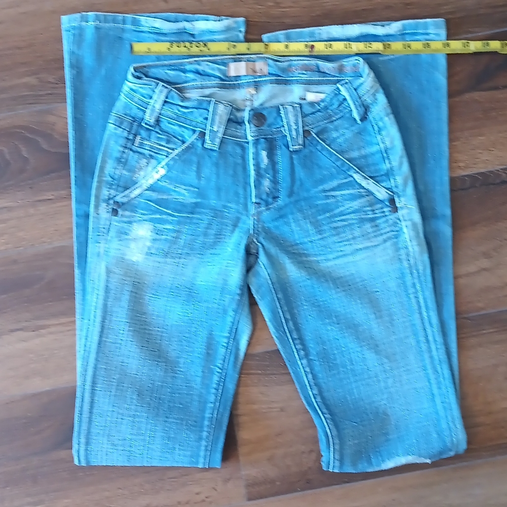 Vintage Yanuk Worker Boyfriend Light Blue Denim Womens Jeans Size 23